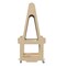 Flash Furniture Bright Beginnings Commercial Wooden Mobile Dual Sided 2 Person Art Station with Locking Caster Wheels and Bottom Shelf Storage, Natural MK-ME16768-GG - alternate 3